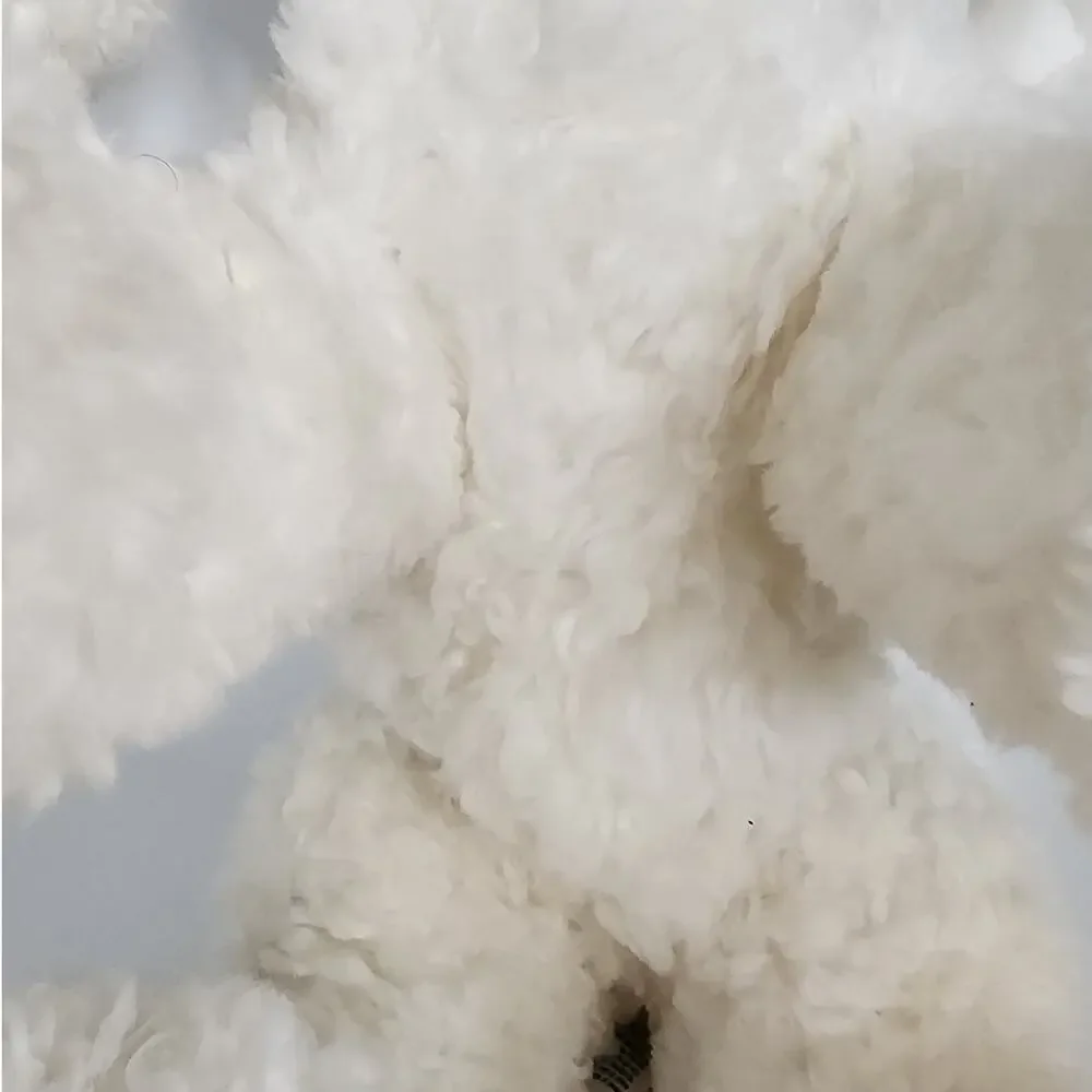 Build a Bear Workshop White Shaggy Dog 16